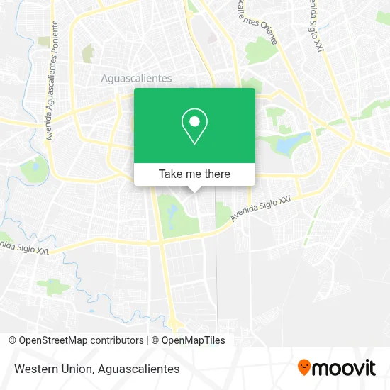 Western Union map