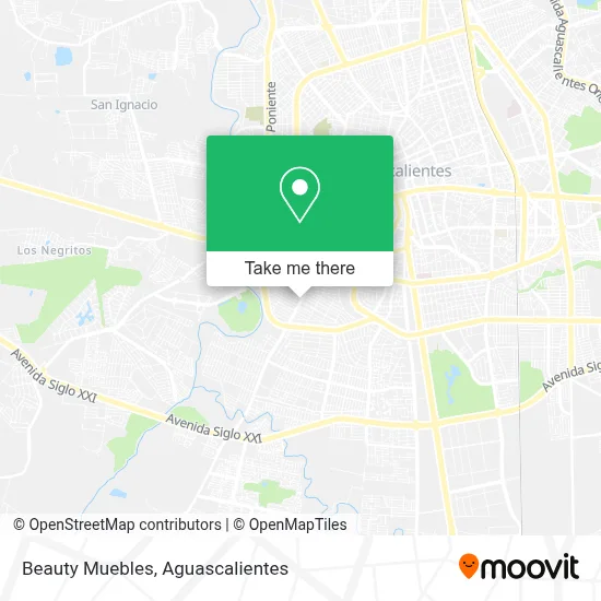 Beauty Muebles map