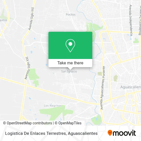 Logistica De Enlaces Terrestres map