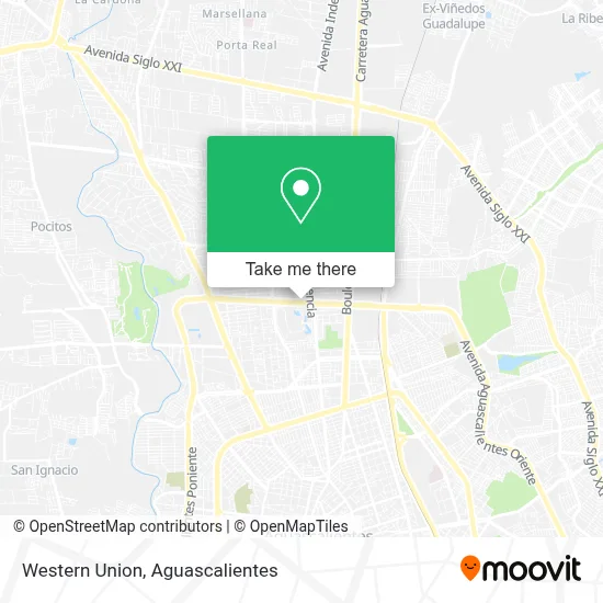 Western Union map