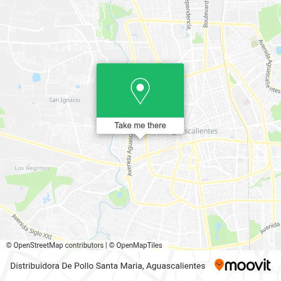 Distribuidora De Pollo Santa Maria map