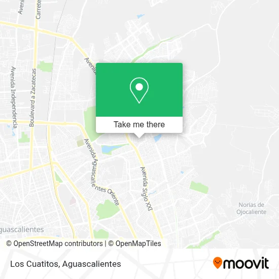 Los Cuatitos map