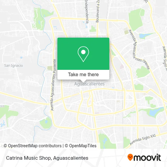 Catrina Music Shop map