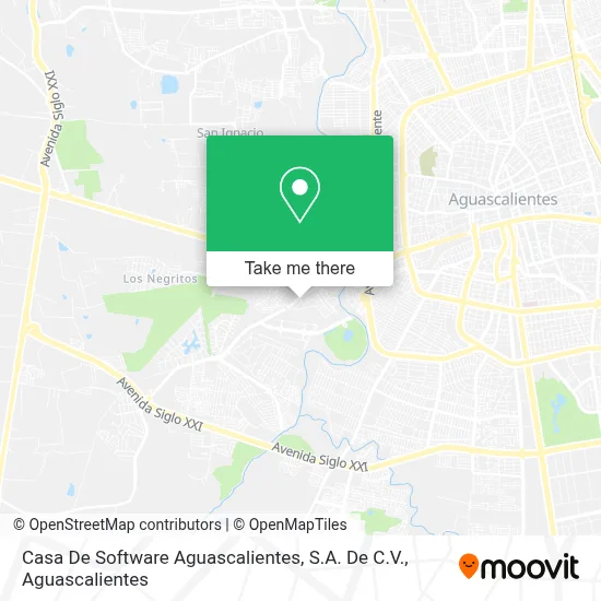 Casa De Software Aguascalientes, S.A. De C.V. map