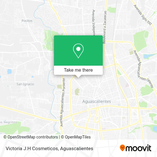 Victoria J.H Cosmeticos map