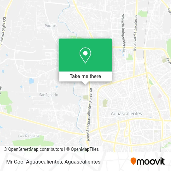 Mr Cool Aguascalientes map