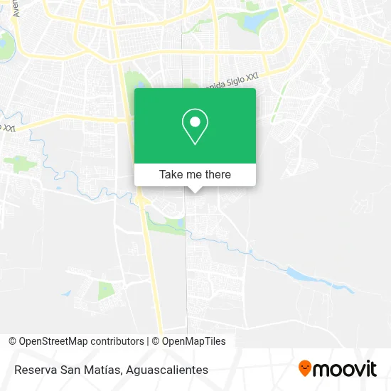 Reserva San Matías map