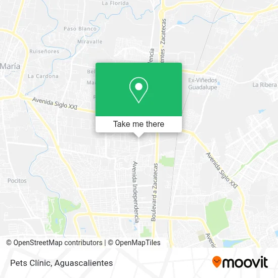 Pets Clínic map