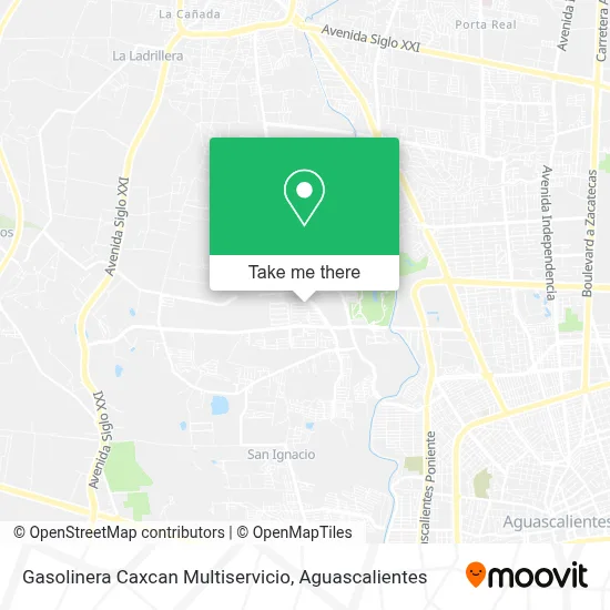 Gasolinera Caxcan Multiservicio map