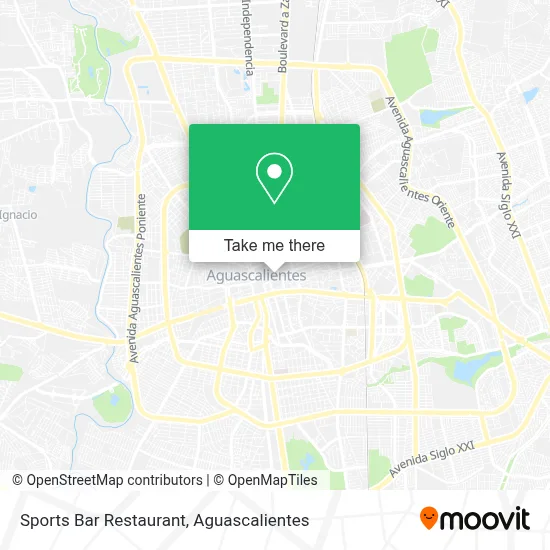 Sports Bar Restaurant map
