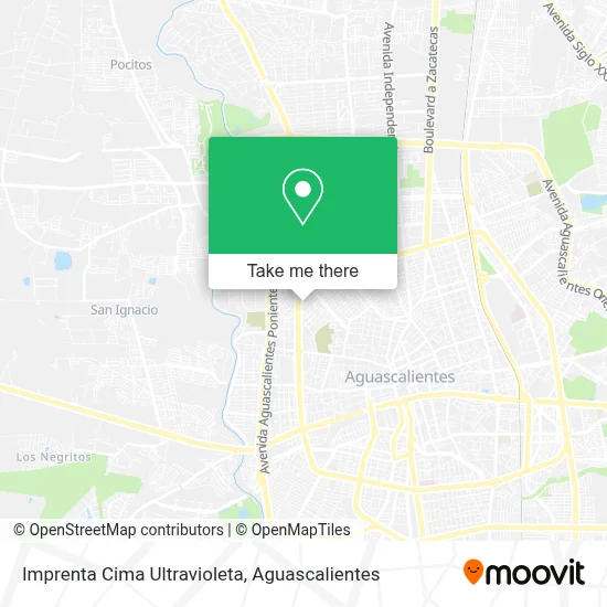 Imprenta Cima Ultravioleta map