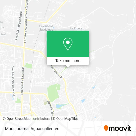 Modelorama map