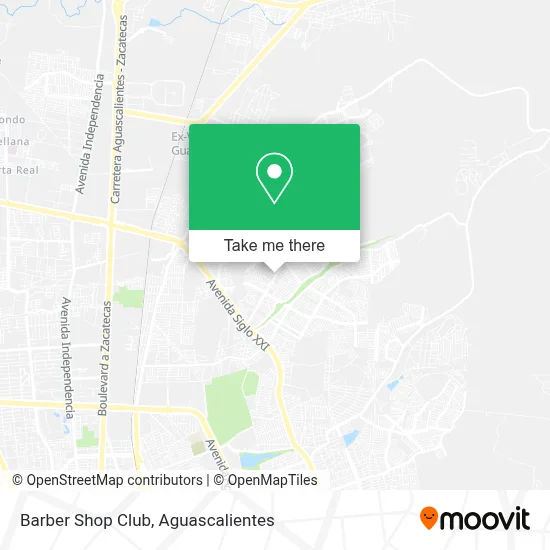 Barber Shop Club map
