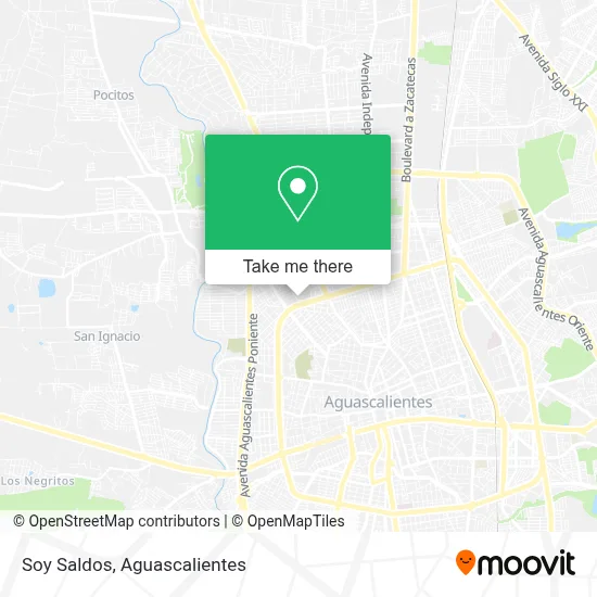 Soy Saldos map
