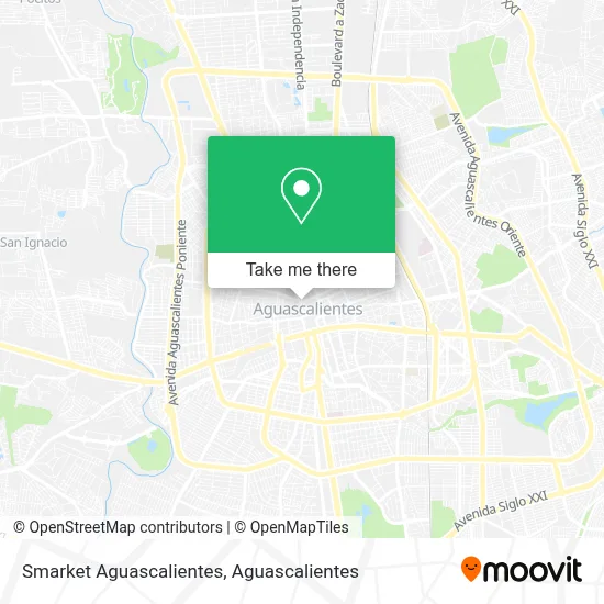 Smarket Aguascalientes map