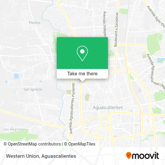 Western Union map