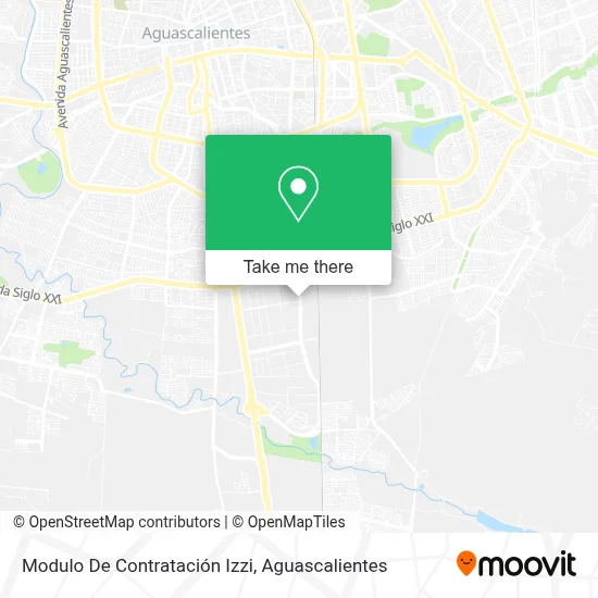 Modulo De Contratación Izzi map