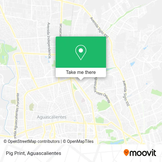Pig Print map