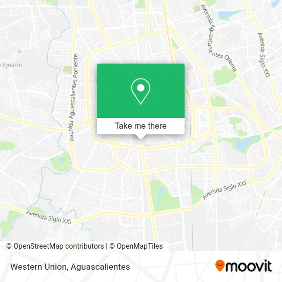 Western Union map