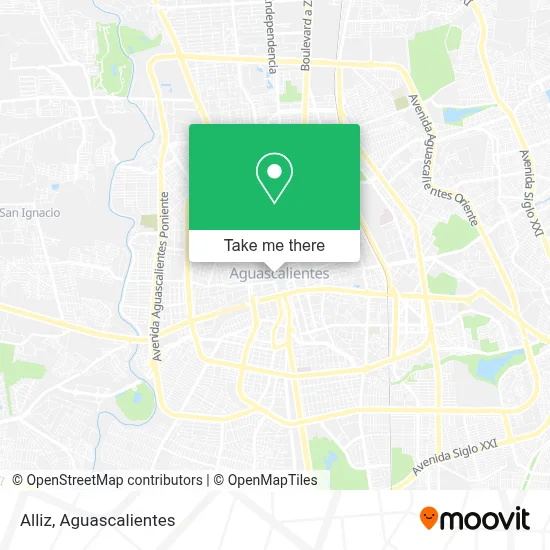 Alliz map