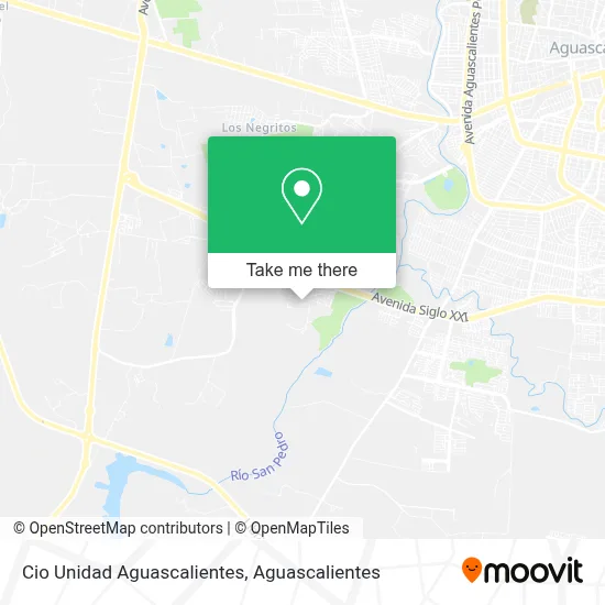 Cio Unidad Aguascalientes map