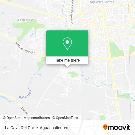 La Cava Del Corte map