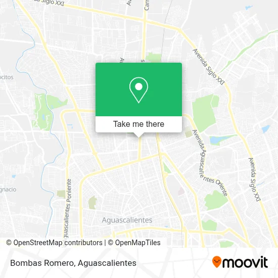 Bombas Romero map
