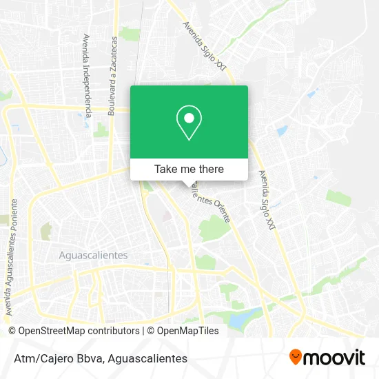Atm/Cajero Bbva map
