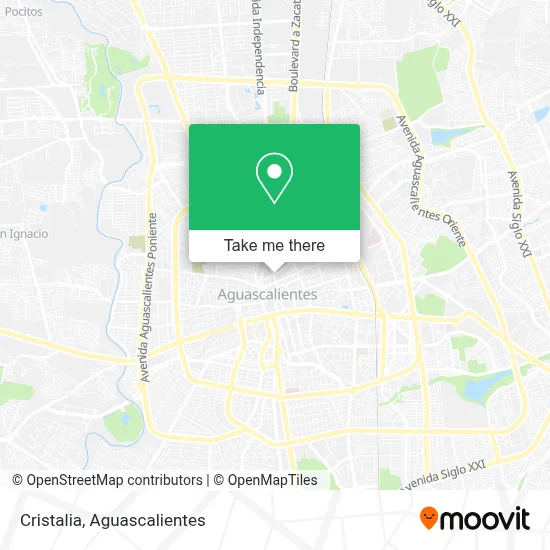 Cristalia map