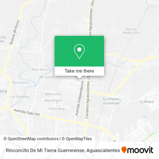 Rinconcito De Mi Tierra Guerrerense map