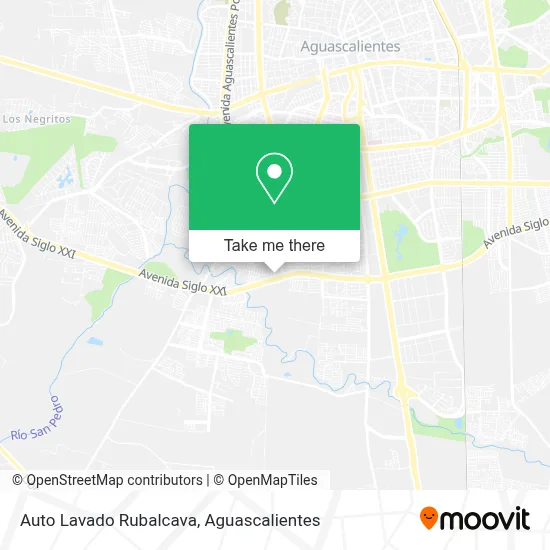 Auto Lavado Rubalcava map