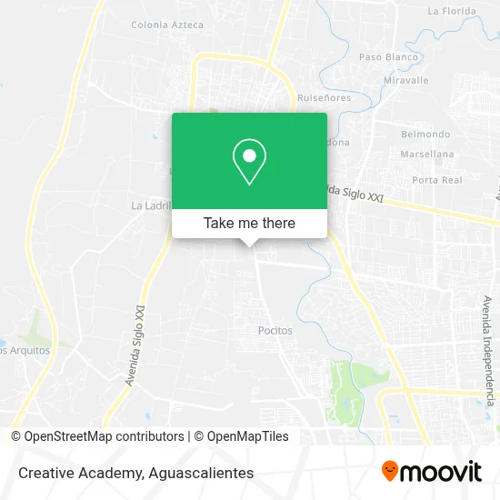 Creative Academy map