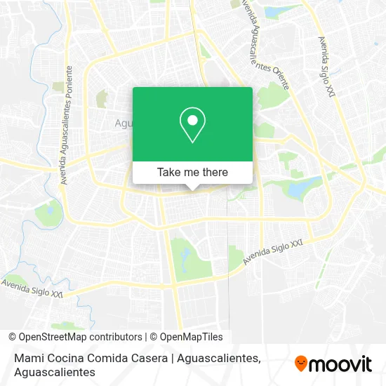 Mami Cocina Comida Casera | Aguascalientes map