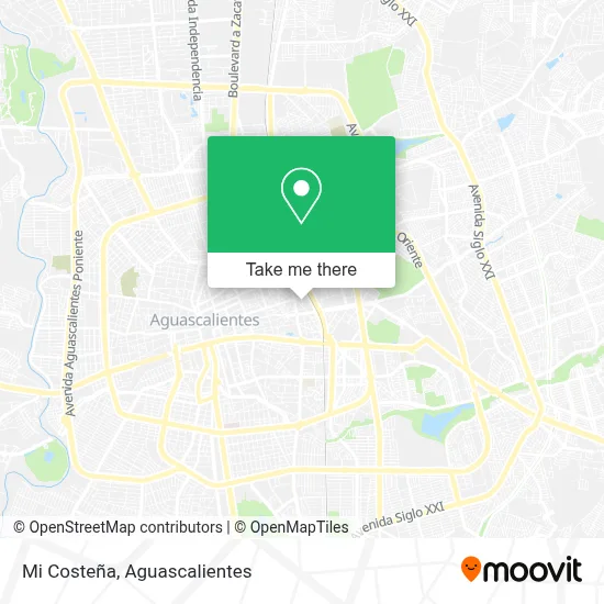 Mi Costeña map