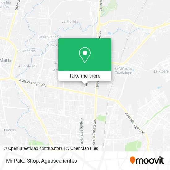 Mr Paku Shop map