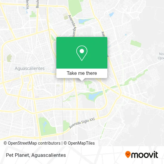 Pet Planet map