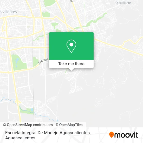 Escuela Integral De Manejo Aguascalientes map