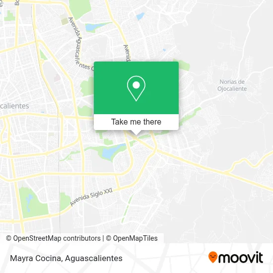 Mayra Cocina map