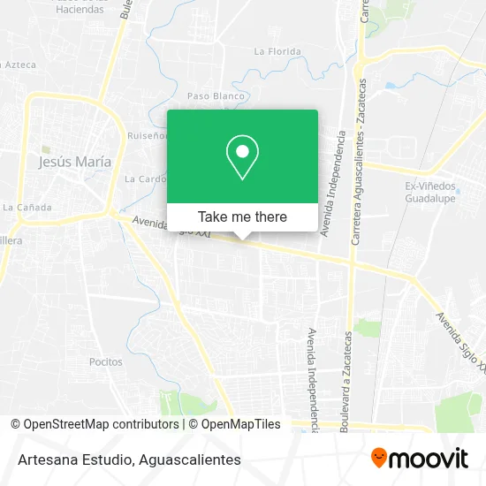 Artesana Estudio map