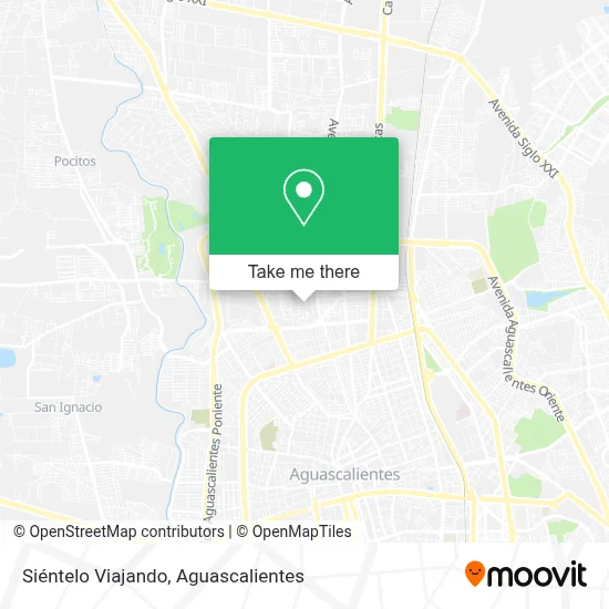 Siéntelo Viajando map