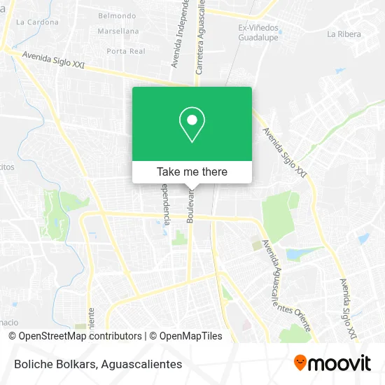 Boliche Bolkars map