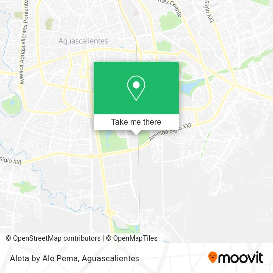Aleta by Ale Pema map