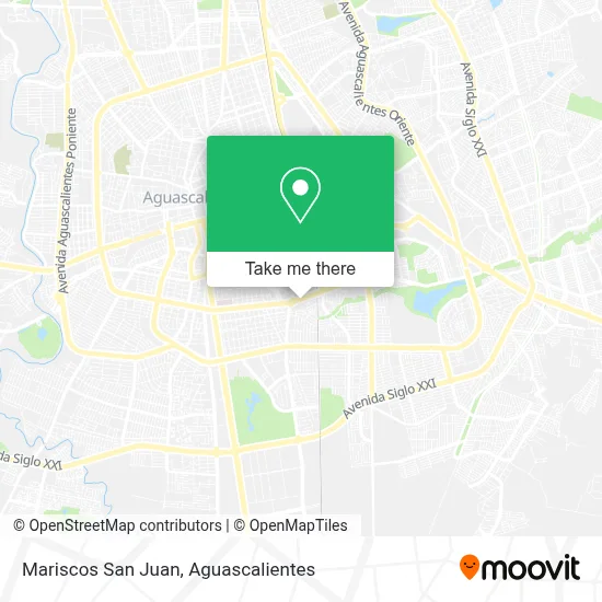 Mariscos San Juan map