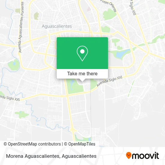 Morena Aguascalientes map