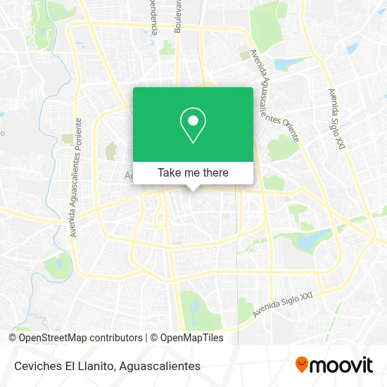 Ceviches El Llanito map