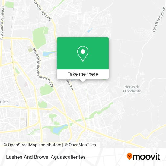 Lashes And Brows map