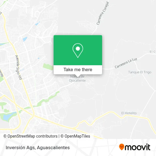 Inversión Ags map