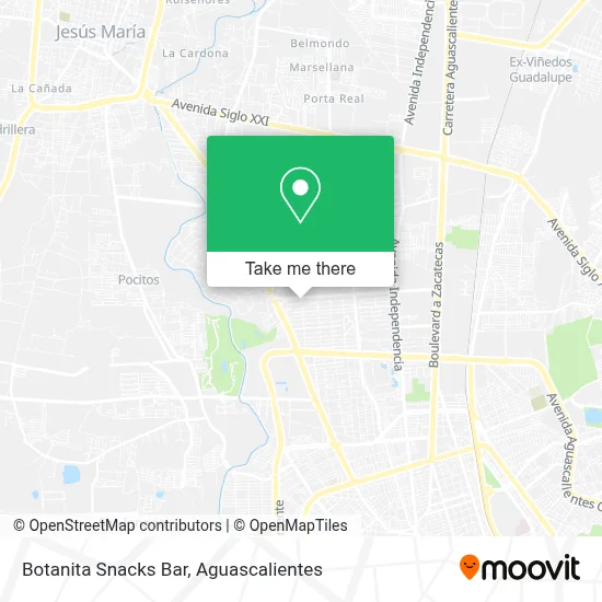 Botanita Snacks Bar map