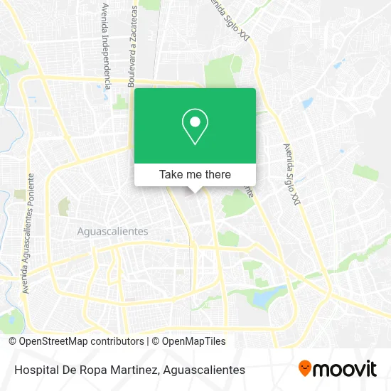 Hospital De Ropa Martinez map