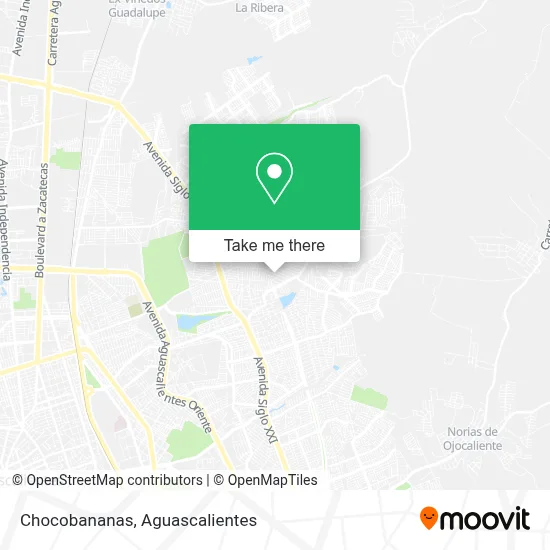 Chocobananas map